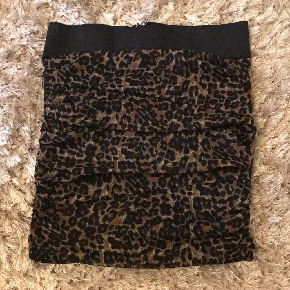 Leopard Mini skirt